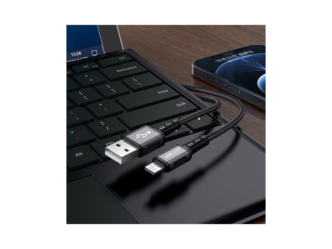 Acefast USB-A to Lightning Charging Cable - Fast Charging Acefast USB-A to Lightning Charging Cable - Fast Charging